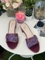1009-606 Crystal heels in Dark Purple