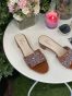 1009-606 Crystal heels in Brown