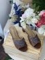 3009-36 Crystal heels in Brown