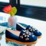 '-73 FLAT SHOES IN BLUE
