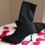 Sock boots in black