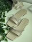 DT- 719 BEIGE SLIPPERS