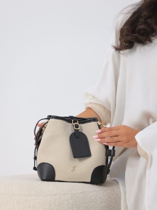 حقيبة دلو فاخرة على الكتف