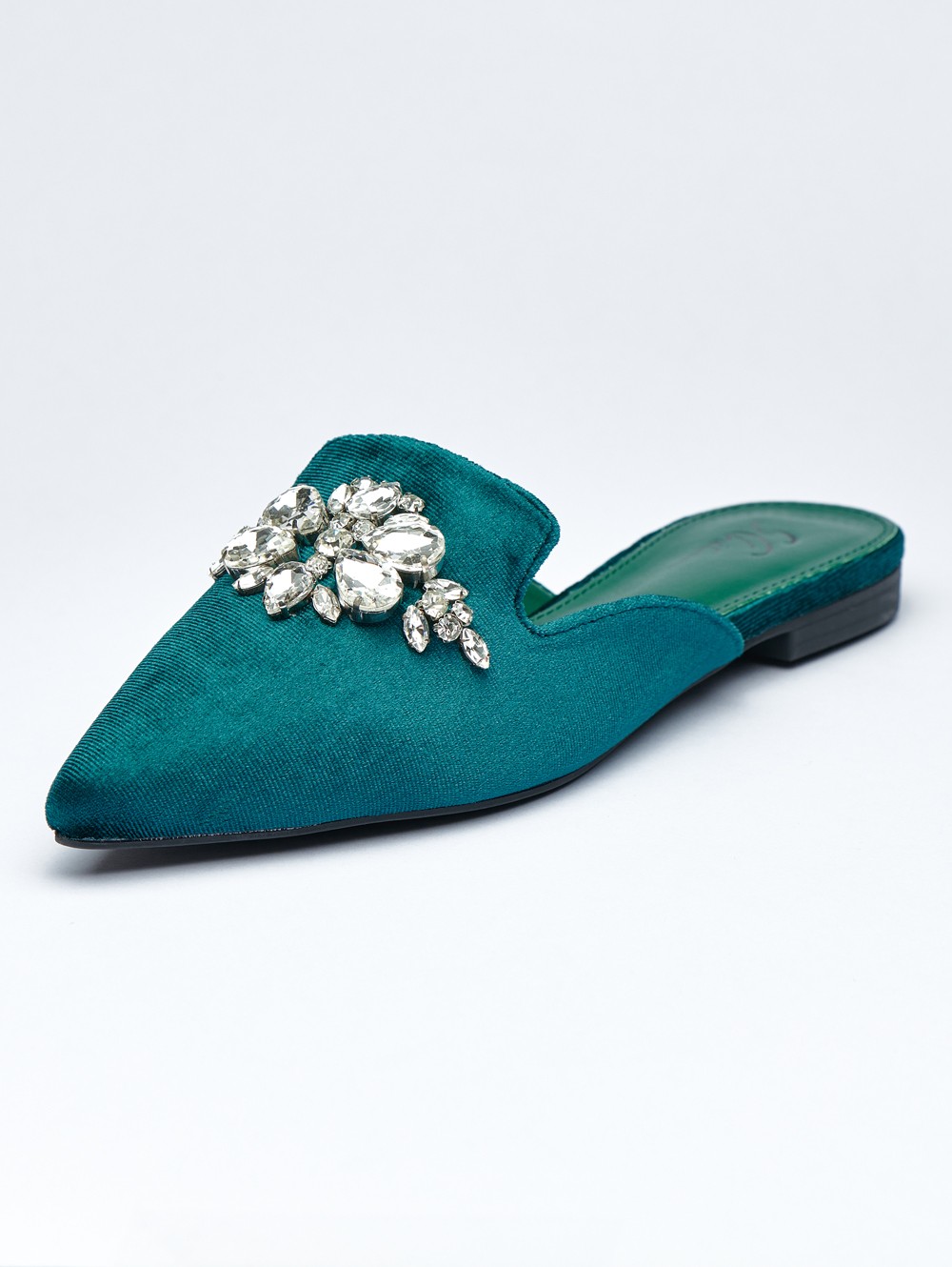 شرائح مخملية متبلورة مدببة للنساء