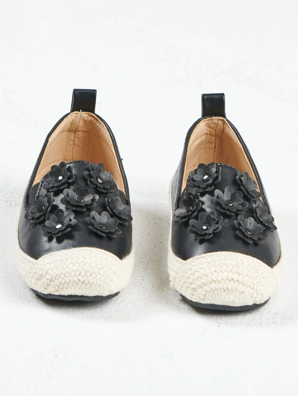 Blossom Black Espadrille ( For Kids)