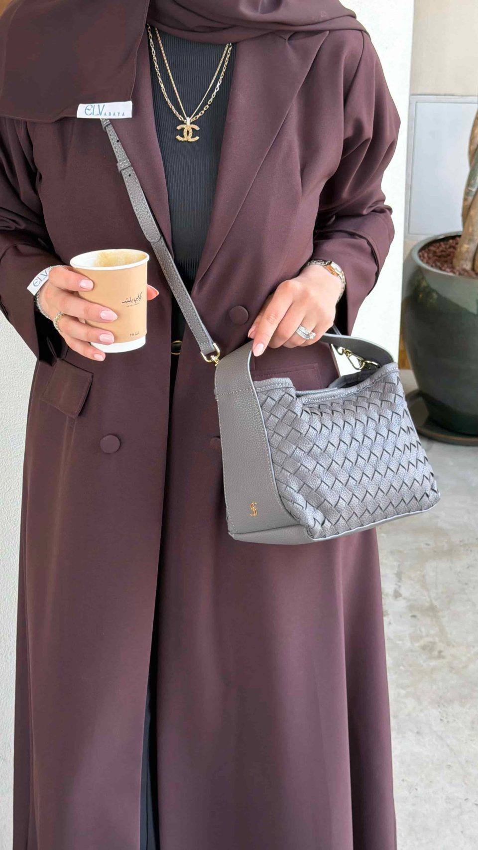 L179 – Chic Woven Shoulder Bag