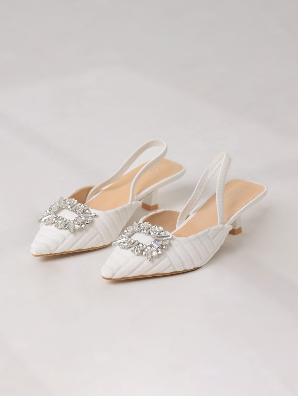 4292-2 – Crystal Elegance Slingback Heels
